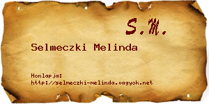 Selmeczki Melinda névjegykártya